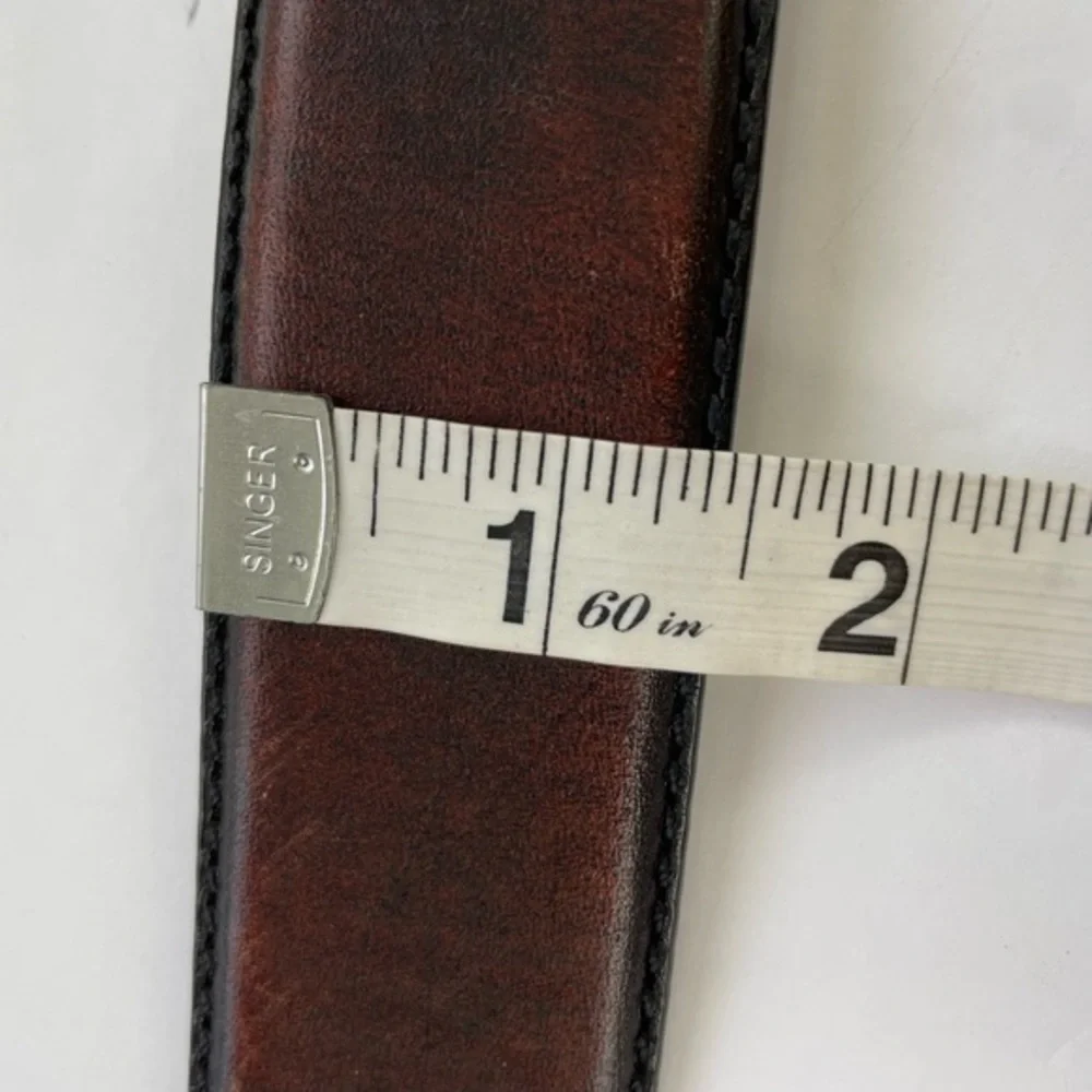 Silver Creek Western Brown Leather‎ Belt